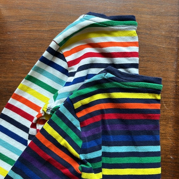 Primary Rainbow Long Sleeve Pajama Tops - Picture 4 of 6